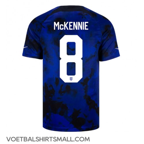 Verenigde Staten Weston McKennie #8 Voetbalkleding Uitshirt WK 2022 Korte Mouwen